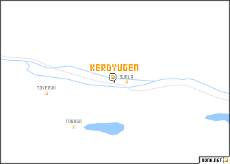 map of Kërdyugen