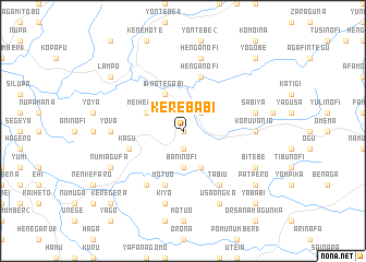 map of Kerebabi