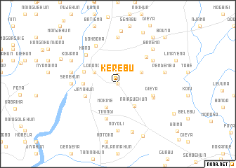 map of Kerebu