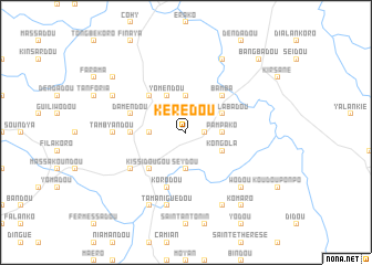 map of Kérédou