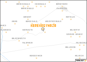 map of Kerekegyháza