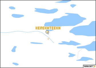 map of Kerekhteekh