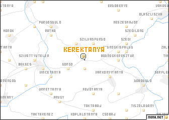 map of Kerektanya