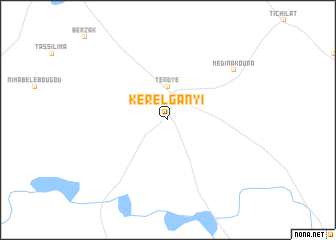 map of Kèr el Ganyi