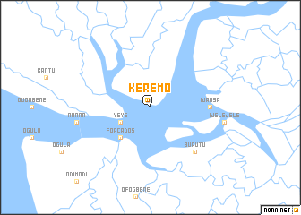 map of Keremo