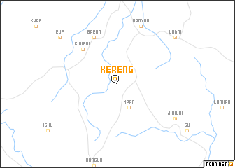 map of Kereng