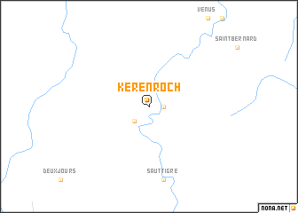 map of Kérenroch