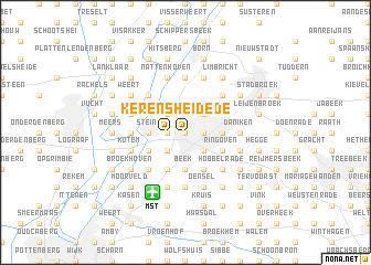 map of Kerensheide