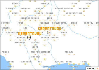 map of Kérentavou