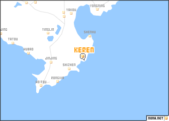 map of Keren