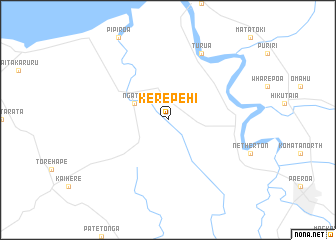 map of Kerepehi