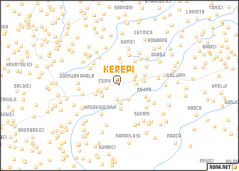 map of Kerepi