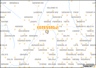 map of Kéressadji