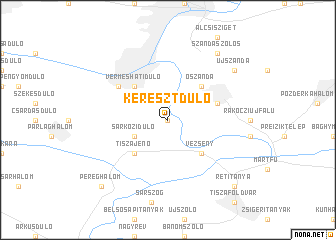 map of Keresztdůlő