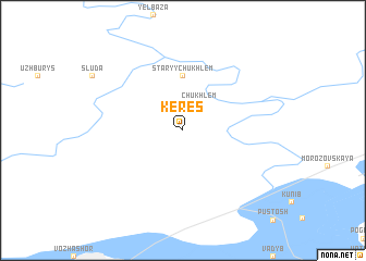 map of Kerës