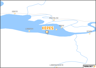 map of Keres