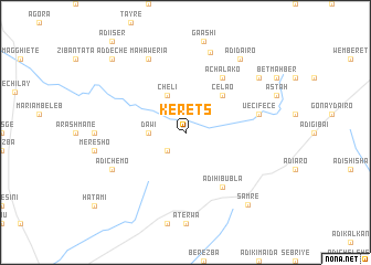 map of Keretsʼ