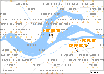 map of Kerewan