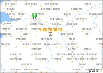 map of Kerfaoues