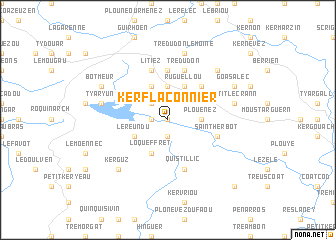 map of Kerflaconnier