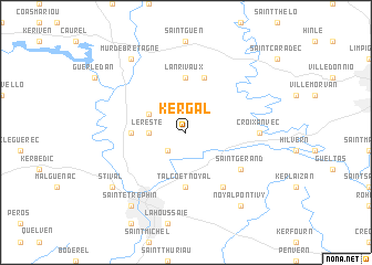 map of Kergal