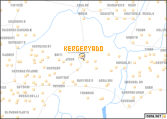 map of Ker Geryado