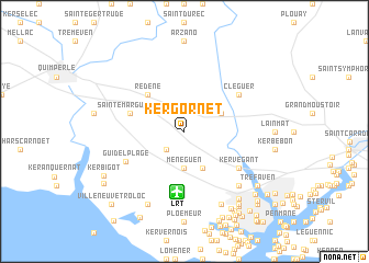 map of Kergornet