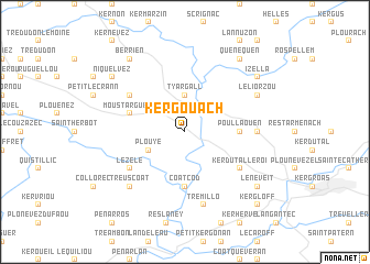 map of Kergouach