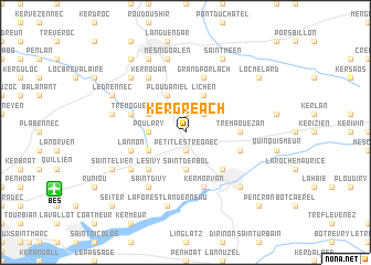 map of Kergréach