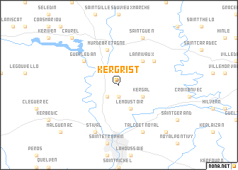 map of Kergrist