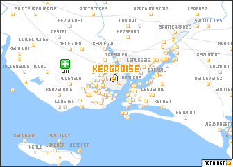 map of Kergroise