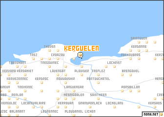 map of Kerguélen