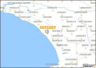 map of Kerguen