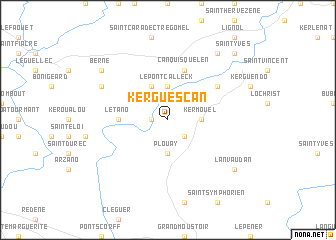 map of Kerguescan