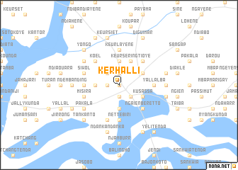 map of Ker Halli