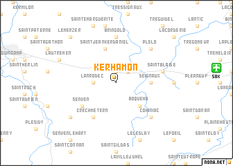 map of Kerhamon