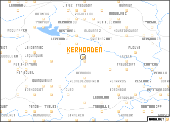 map of Kerhoaden