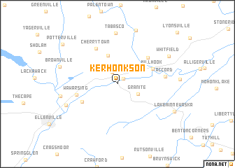 map of Kerhonkson