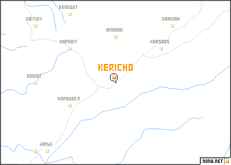 map of Kericho