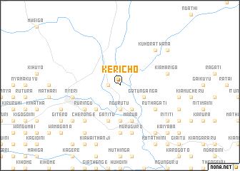 map of Kericho