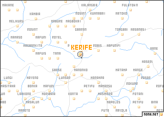 map of Kerife