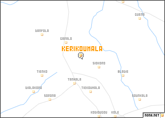 map of Kérikoumala