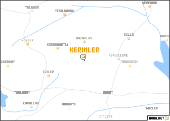 map of Kerimler