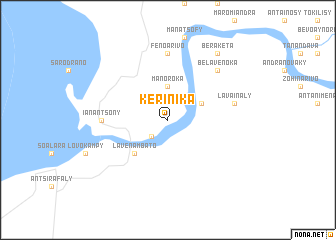 map of Kerinika