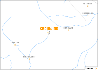 map of Kerinjing