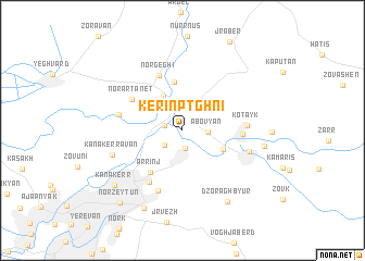 map of Kerin Ptghni