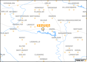 map of Keriven