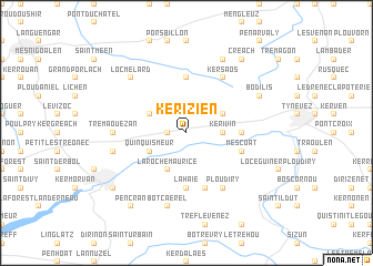 map of Kérizien