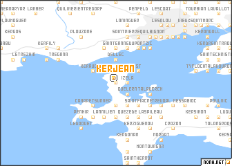 map of Kerjean