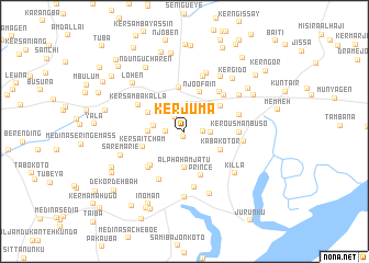 map of Ker Juma